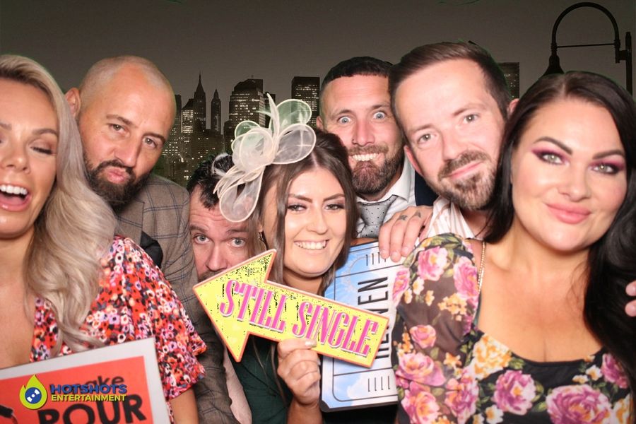 So much fun in the wedding photo booth hire