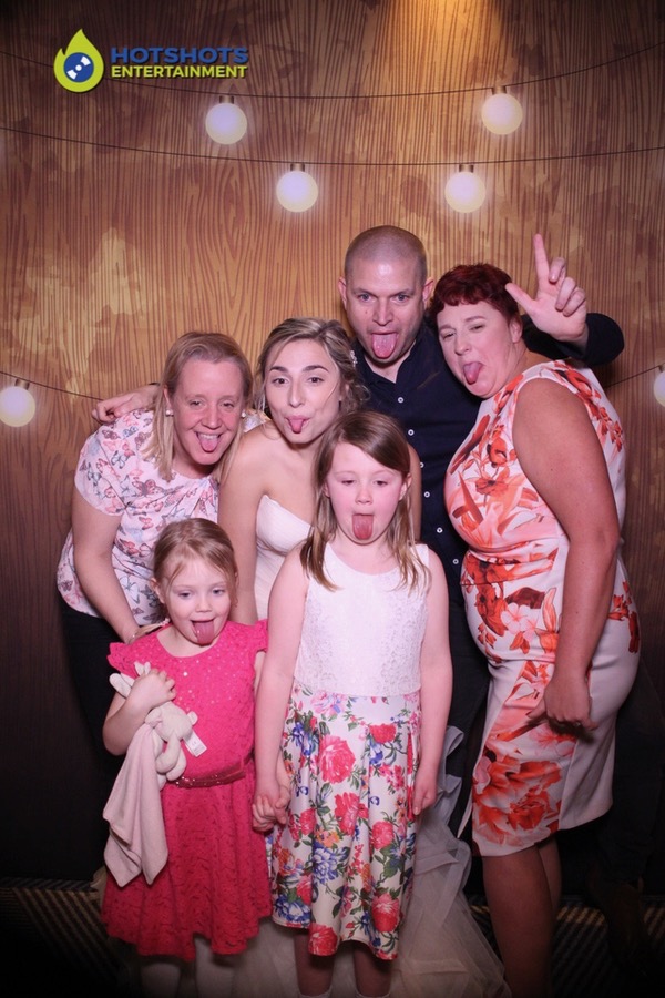 Photo booth hire fun with the magic mirror, family time.