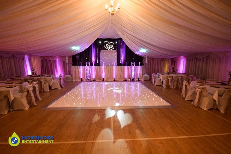 Extra wide LED floor