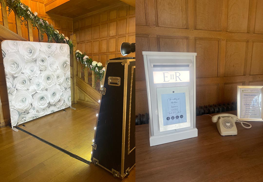 Magic Mirror and Selfie Post Box Coombe Lodge