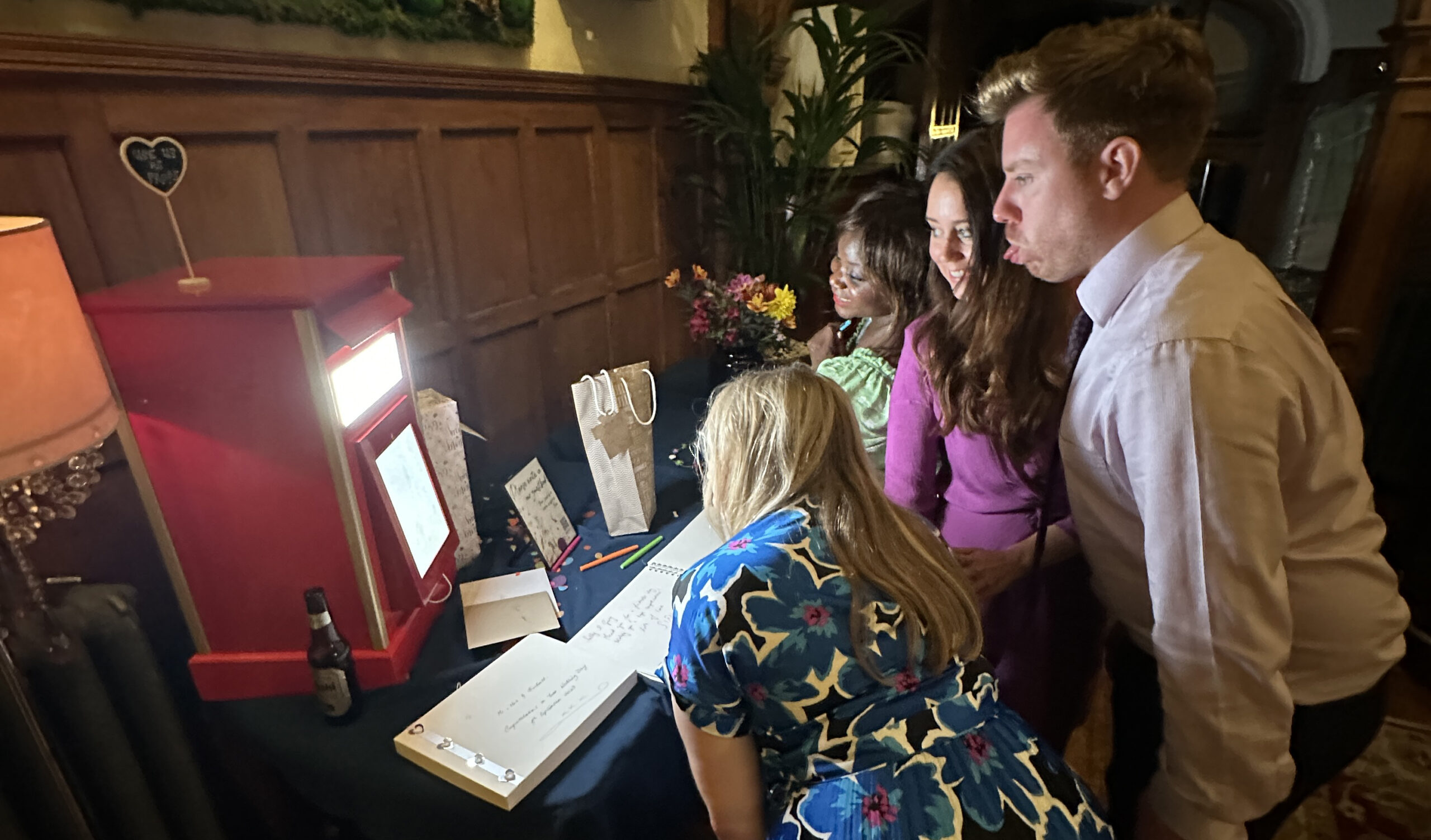 Selfie Post Box Hire Bristol wedding