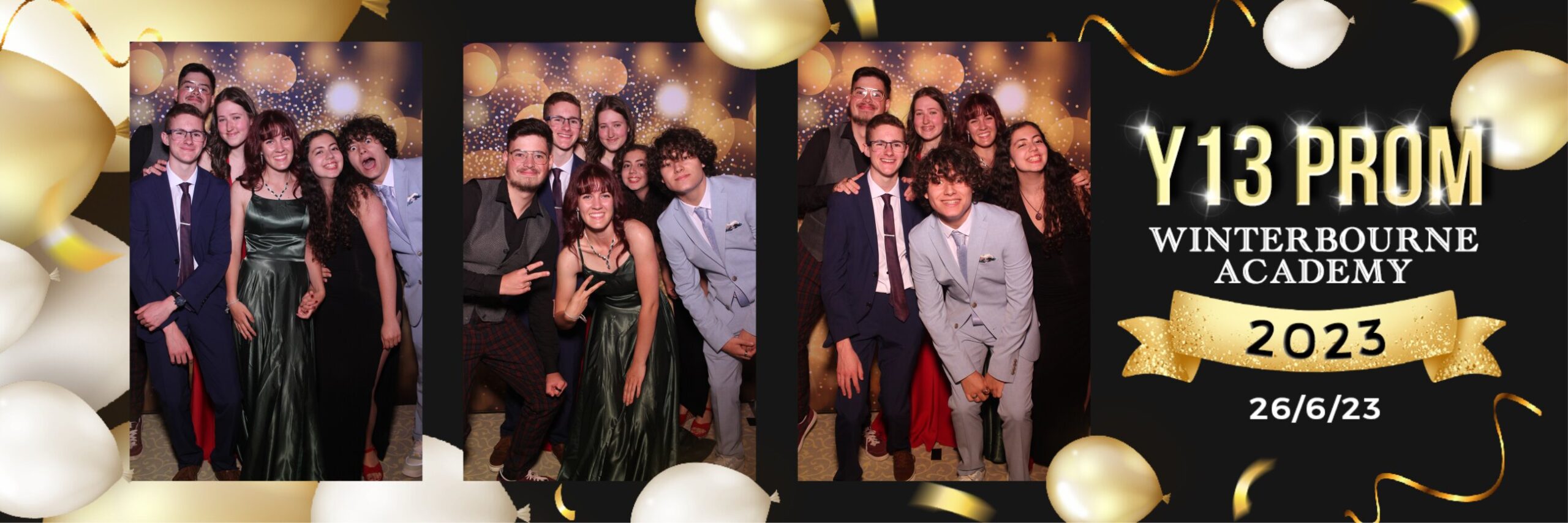 Prom template strip design