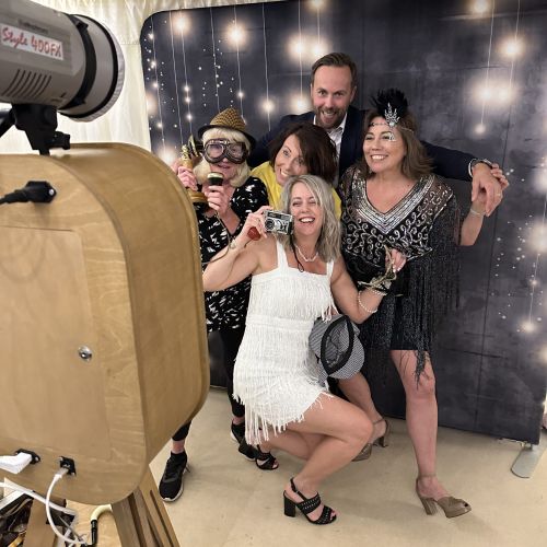 Vintage Rustic photo booth in Bristol