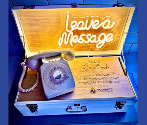 Audio Guestbook leave a message after the beep