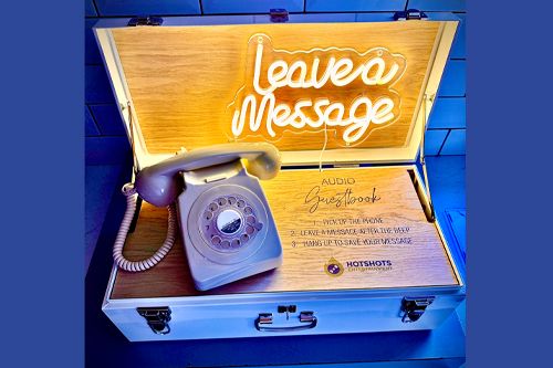 Audio Guestbook leave a message after the beep